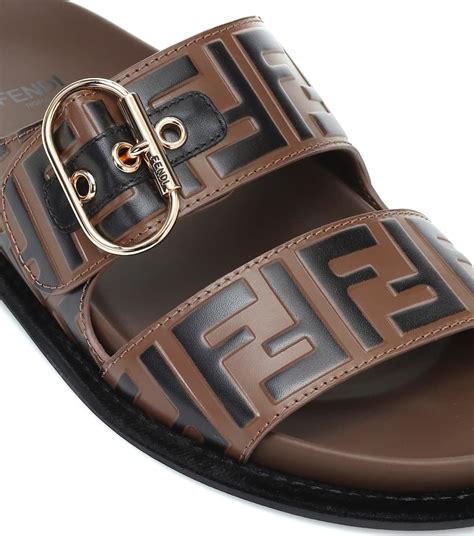 fendi flat sandals outfit|fendi birkenstock style sandals.